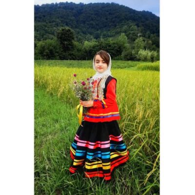 Persian Girl’s Traditional Gilaki Clothing Set