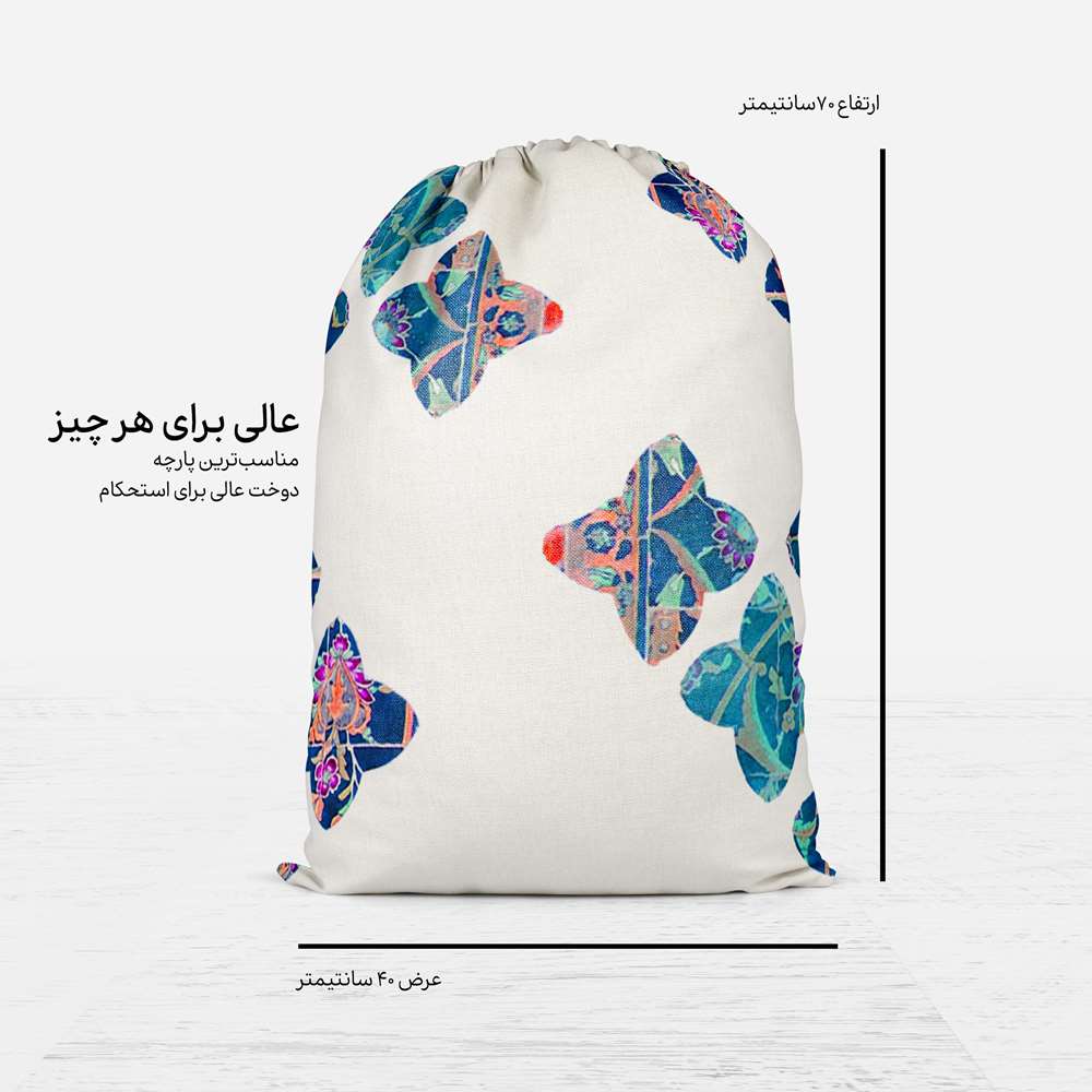 Persian Gym Drawstring Bag Model Naghashi