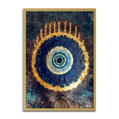 Persian Canvas Art – Printed Devil Eye
