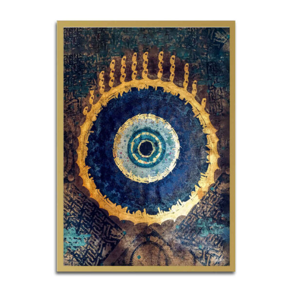 Persian Canvas Art - Printed Devil Eye