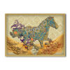 Persian Canvas Art - Printed Horse