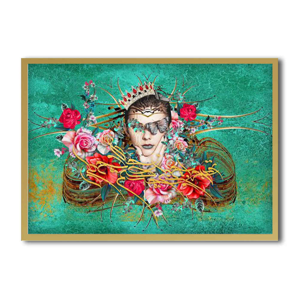 Persian Canvas Wall Art Print Model Parnia ShopiPersia