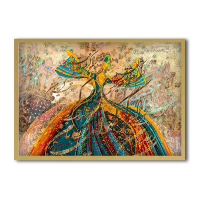 Persian Canvas Art – Printed Raghs Sama