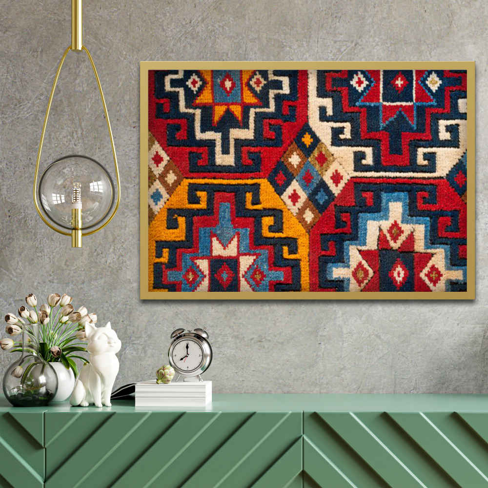 Persian Canvas Art - Printed Rug