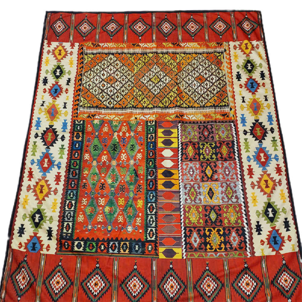 Large Boho Persian Style Indoor Floor Mat Mahrokh