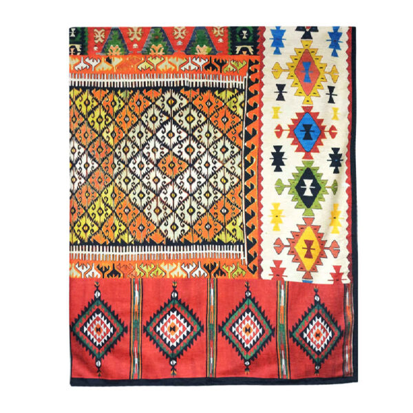 Large Boho Persian Style Indoor Floor Mat Mahrokh