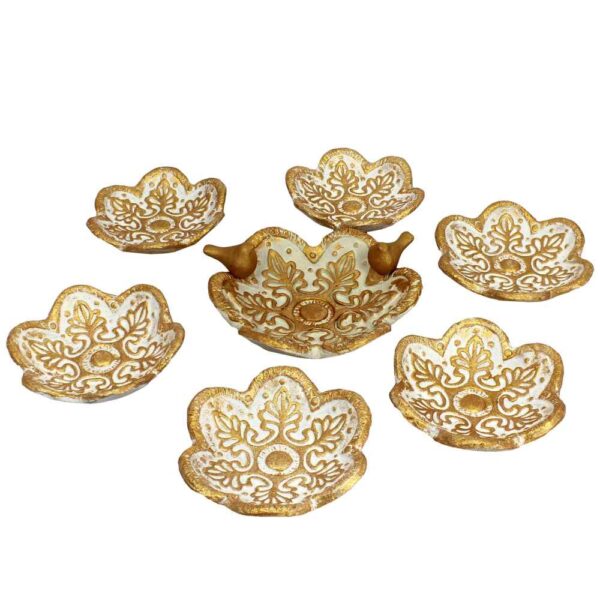 Pottery Haftseen Set Dishes suitable for Nowruz Celebration Nakhl