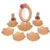 Pottery Haftseen Set Dishes with Mirror suitable for Nowruz Parva