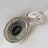 Persian Silver Pendant Classic Style with Agate Gemstone Laya