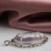 Persian Silver Pendant Classic Style with Dendritic Gemstone Minu