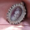 Persian Silver Pendant Classic Style with Dendritic Gemstone Minu