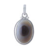 Persian Silver Pendant Classic Style with Sulemani Agate Gemstone