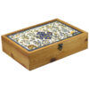 Basir Tea Organizer – Wooden Box with Inner Compartments
