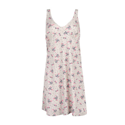 Women’s Fashion Dress – Sleepwear without Sleeve Model Flower
