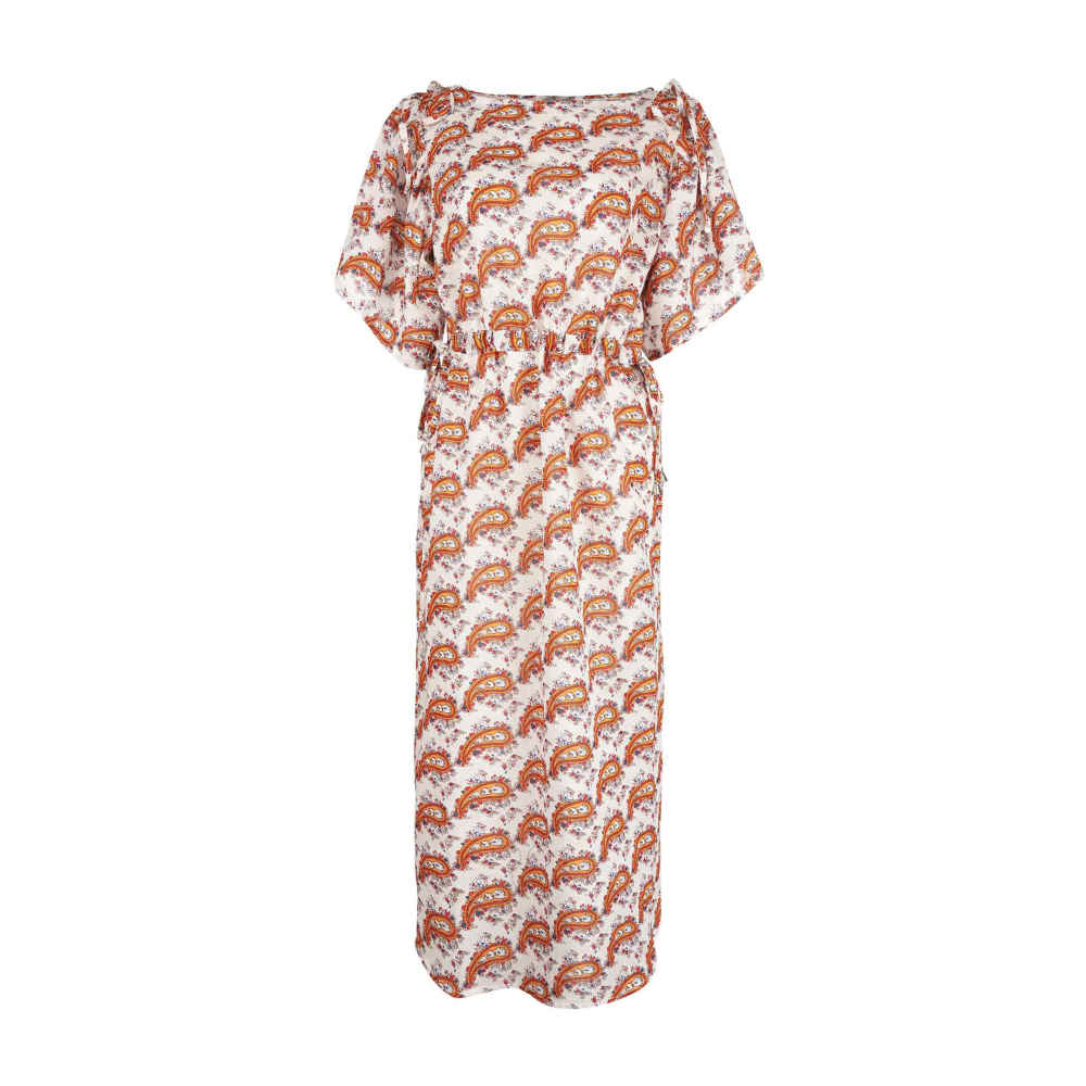 Women's Fashion Dress Suitable for Sea Side with Paisley Design Model Paisley