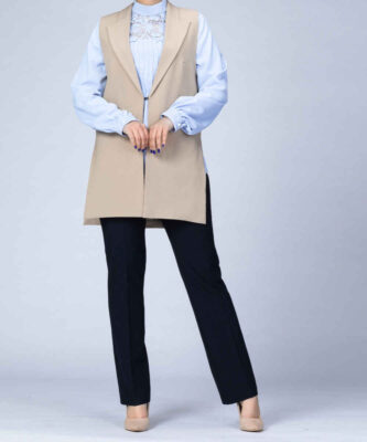Women’s Fashion Sleeveless Blazer Model Mehrsa