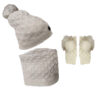Women's Knitted Hat and Scarf Set Model Bella