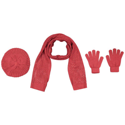 Women’s Knitted Hat and Scarf Set Model Diana