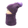 Women's Knitted Hat and Scarf Set Model Elika