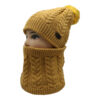 Women's Knitted Hat and Scarf Set Model Elika