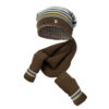 Women's Knitted Hat and Scarf Set Model Helia