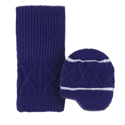 Women’s Knitted Hat and Scarf Set Model Laleh