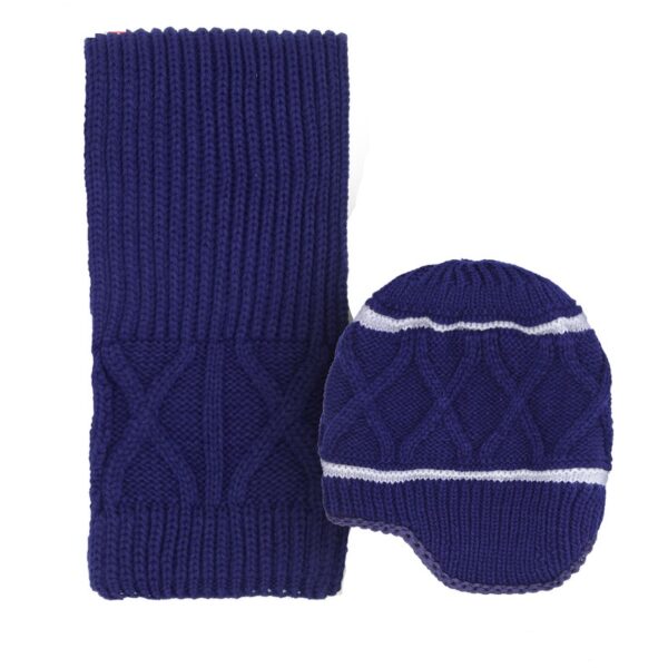 Women's Knitted Hat and Scarf Set Model Laleh