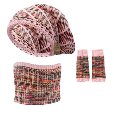 Women’s Knitted Hat and Scarf Set Model Panah