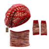 Women's Knitted Hat and Scarf Set Model Panah