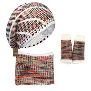 Women's Knitted Hat and Scarf Set Model Panah