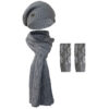Women's Knitted Hat and Scarf Set Model Rima