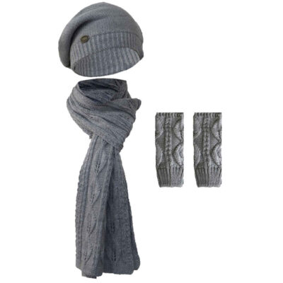 Women’s Knitted Hat and Scarf Set Model Rima