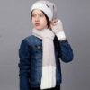 Women's Knitted Hat and Scarf Set Model Sara