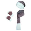 Women's Knitted Hat and Scarf Set Model Sara