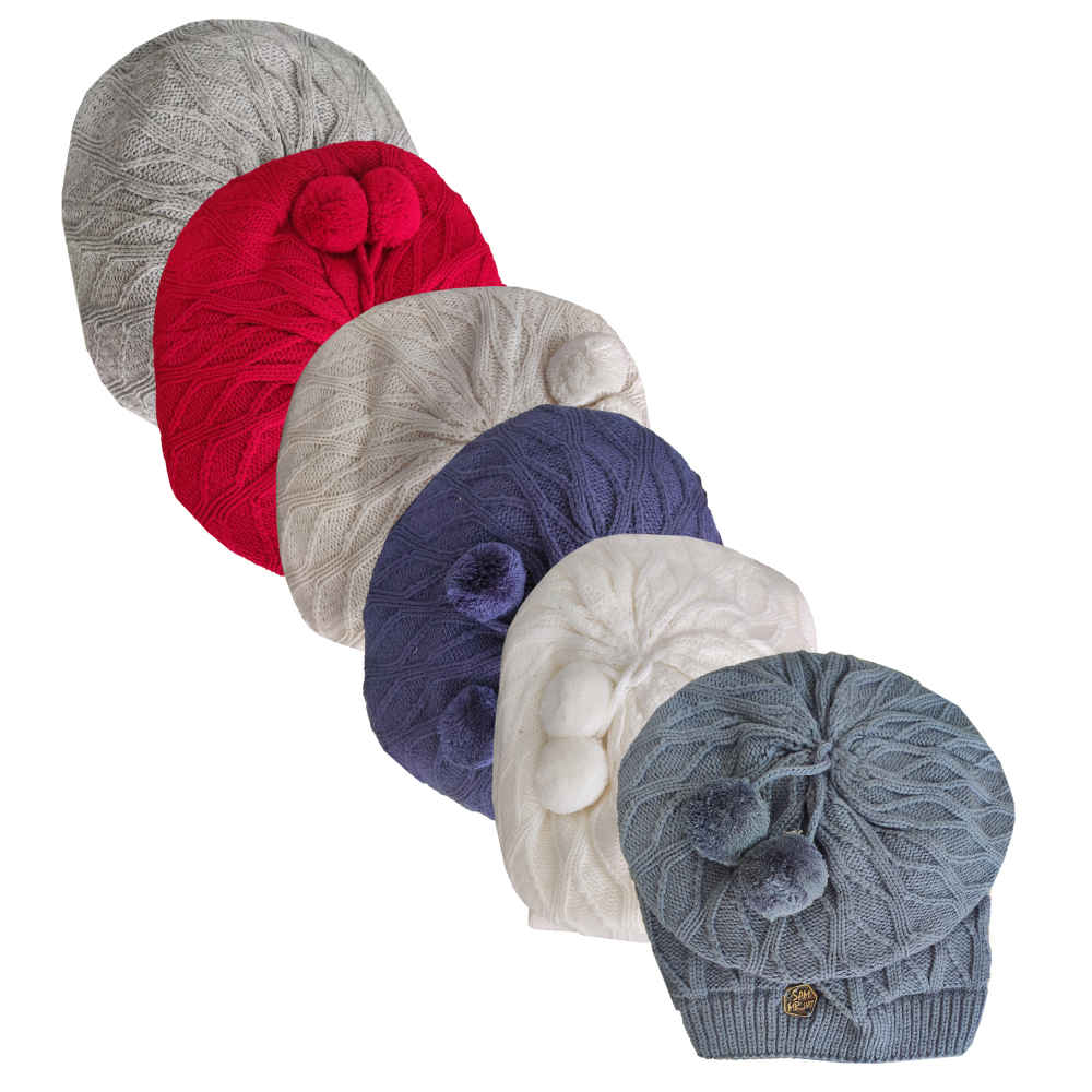 Women’s Knitted Hat and Scarf Set Model Zima