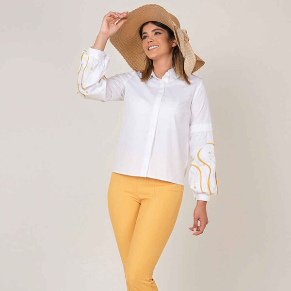 Women's Long Sleeve Blouse Model Raaz