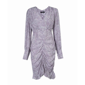 Women's Snakeskin Long Sleeve Dress Model Elika