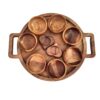 Wooden Haftseen Set Dishes suitable for Nowruz Celebration Fardis