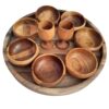 Wooden Haftseen Set Dishes suitable for Nowruz Celebration Janan