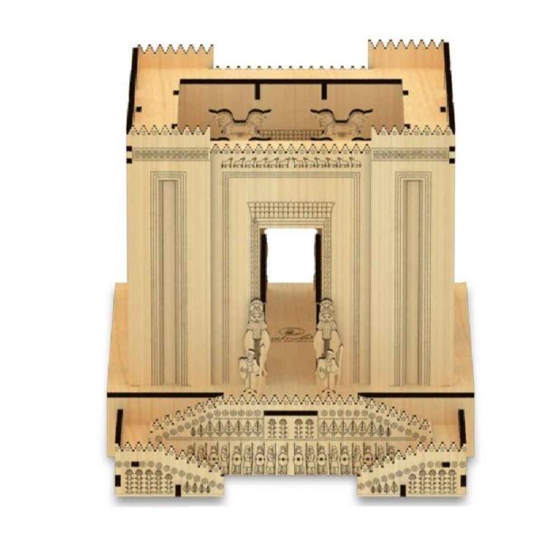 105-Piece 3D Puzzle: Persepolis Gate of All Nations – Architectural Model