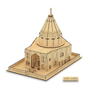 106-Piece 3D Tomb of Baba Rokneddin Puzzle