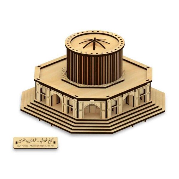 140-Piece 3D Puzzle: Khorshid Kalat Palace – Elegant Architecture