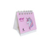 1402 Persian Mini Desk Calendar Model Unicorn