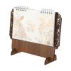 1402 Persian Wooden Desk Calendar Model Flower