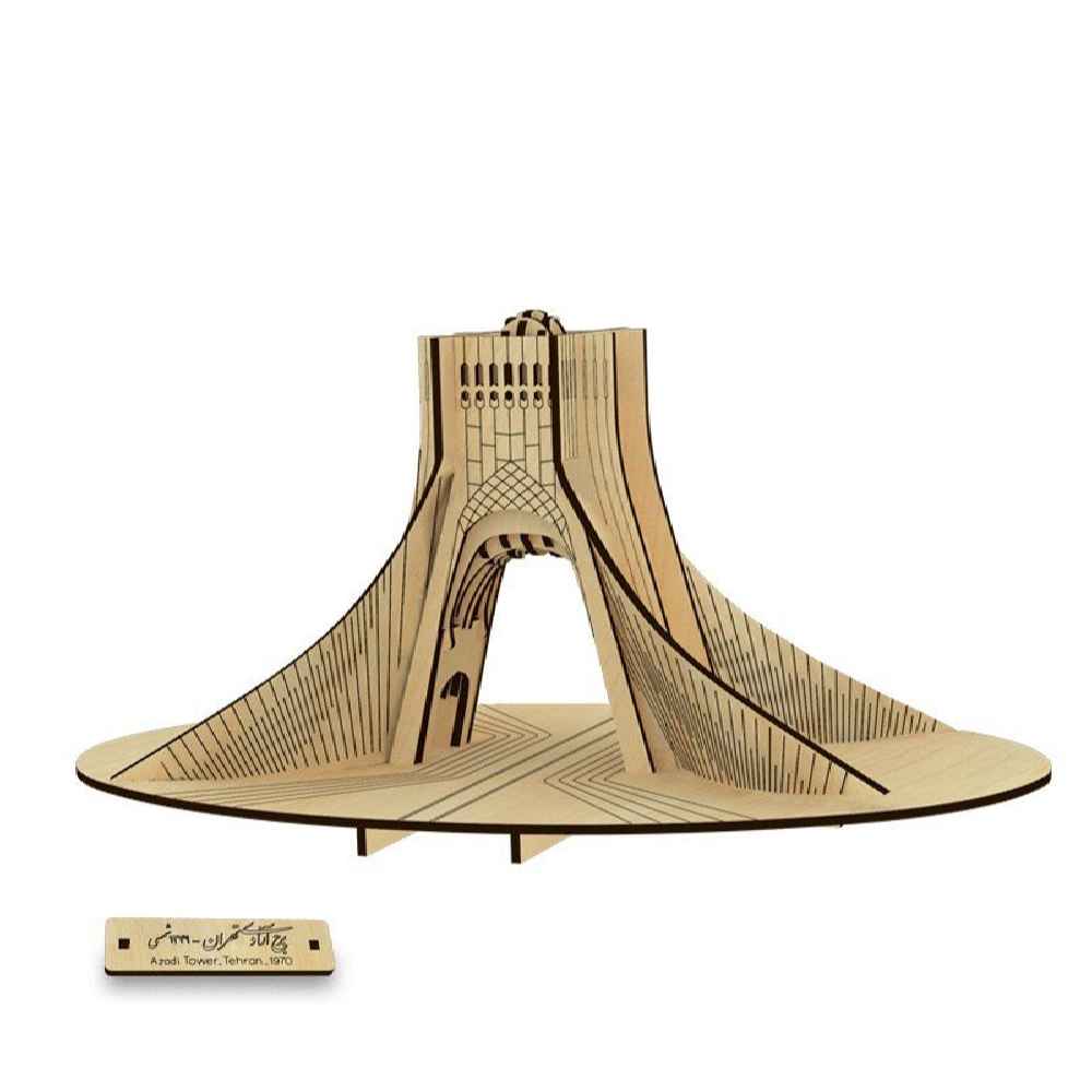 34-Piece 3D Puzzle: Azadi Tower – Miniature Model