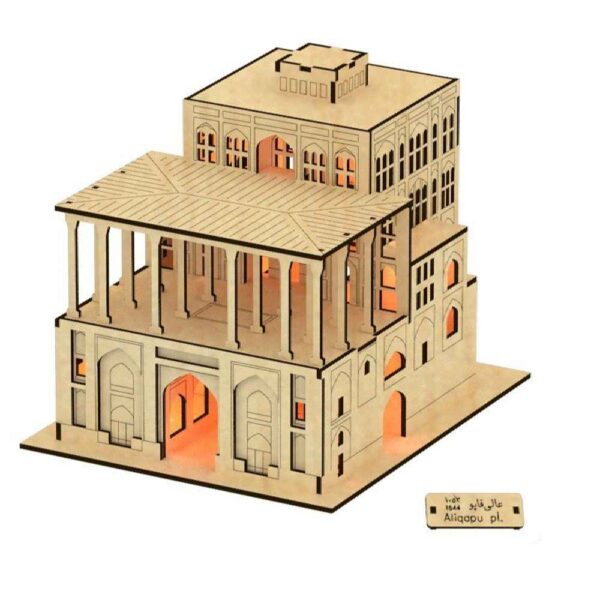 42-Piece 3D Puzzle: Aali Qapu Palace – Historical Model