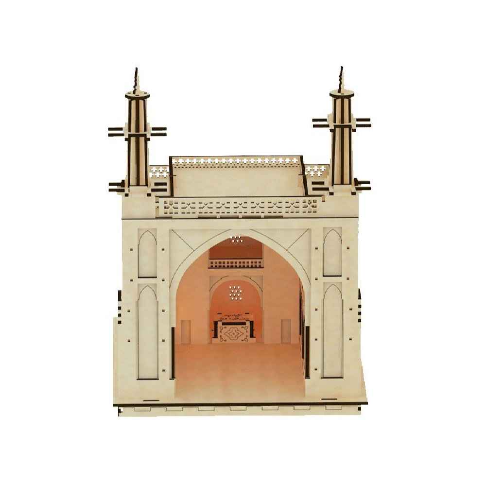 54-Piece 3D Wooden Puzzle: Monar Jonban – Intricate Design