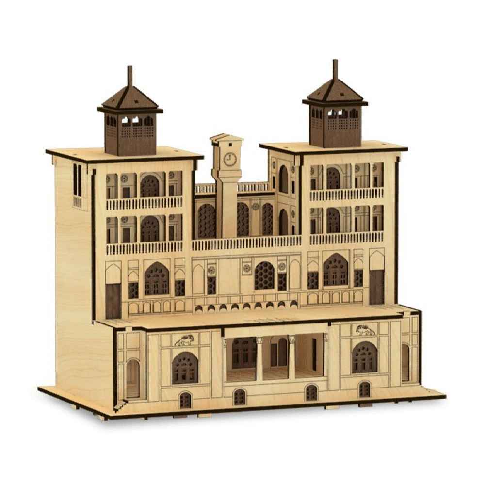 77-Piece 3D Puzzle: Shamsolemareh Palace – Intricate Design