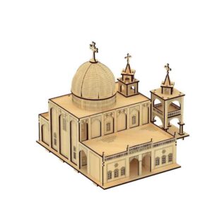 80-Piece 3D Vank Cathedral Puzzle