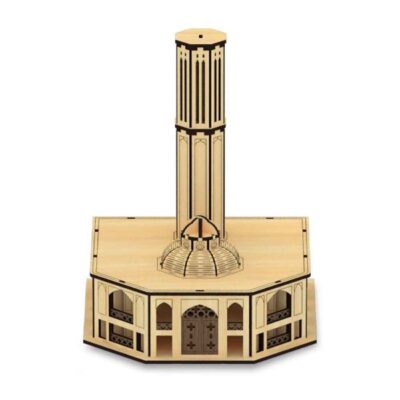 86-Piece 3D Puzzle: Dolat Abad Windcatcher – Architectural Model